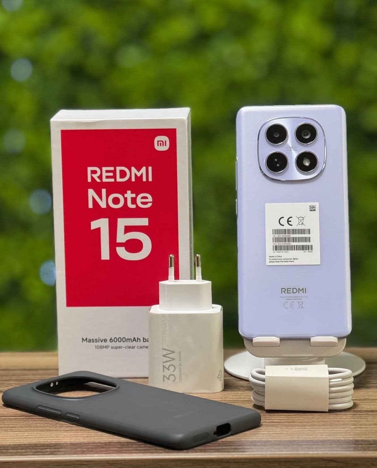 REDMI Note 15 256 Go + 16 Go RAM | Écran AMOLED 120 Hz | Caméra 108 MP | Batterie 6000 mAh | Livraison Gabon | Kadmarket