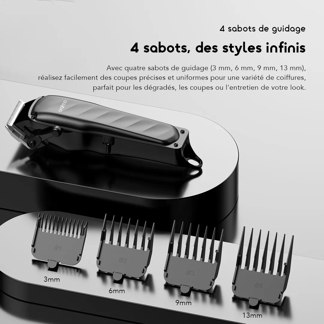 Oraimo EasyCut OCL-230 – Tondeuse à cheveux super puissante et réglable | Livraison Gabon | Kadmarket