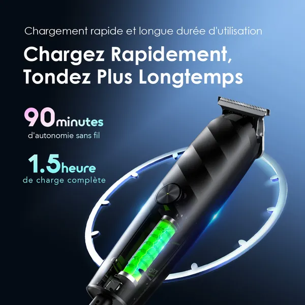 Oraimo SmartTrimmer Home OTR-210 — Tondeuse sans fil | Moteur 7 000 tr/min | 90 min d’autonomie | 4 sabots | Livraison Gabon | Kadmarket
