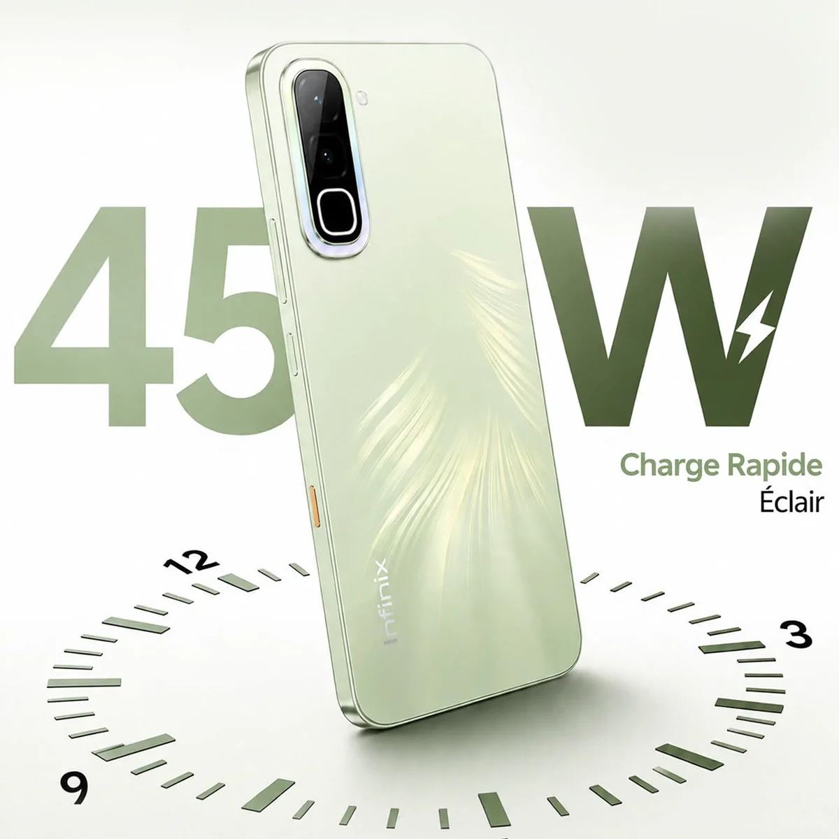 Infinix HOT 70 — Batterie 6000mAh | 8Go RAM 256Go | Livraison Gabon | Kadmarket Kadmarket