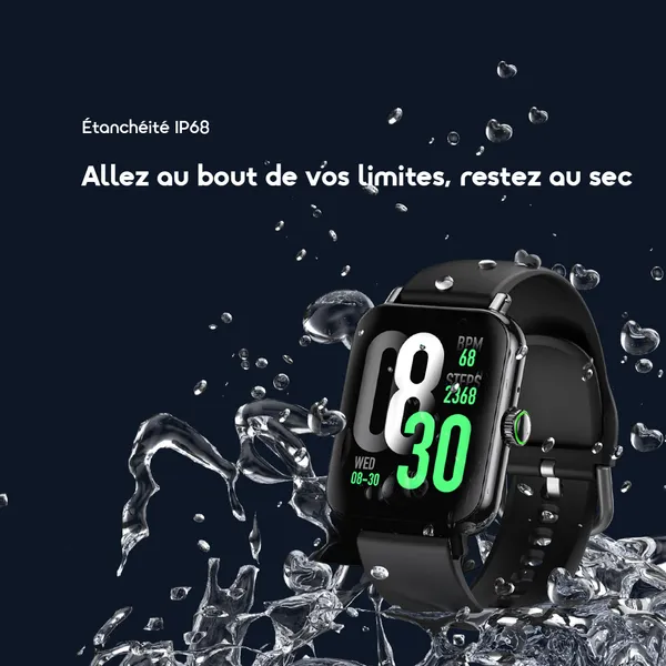 Montre Oraimo Watch 6 Pro — Cadrans IA | Écran 1,69" | Appels Bluetooth | Livraison Gabon | Kadmarket Kadmarket